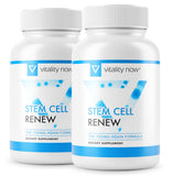 Vitality Now Stem Cell Renew, bouteille, soutien potentiel pour énergie durable et concentration.