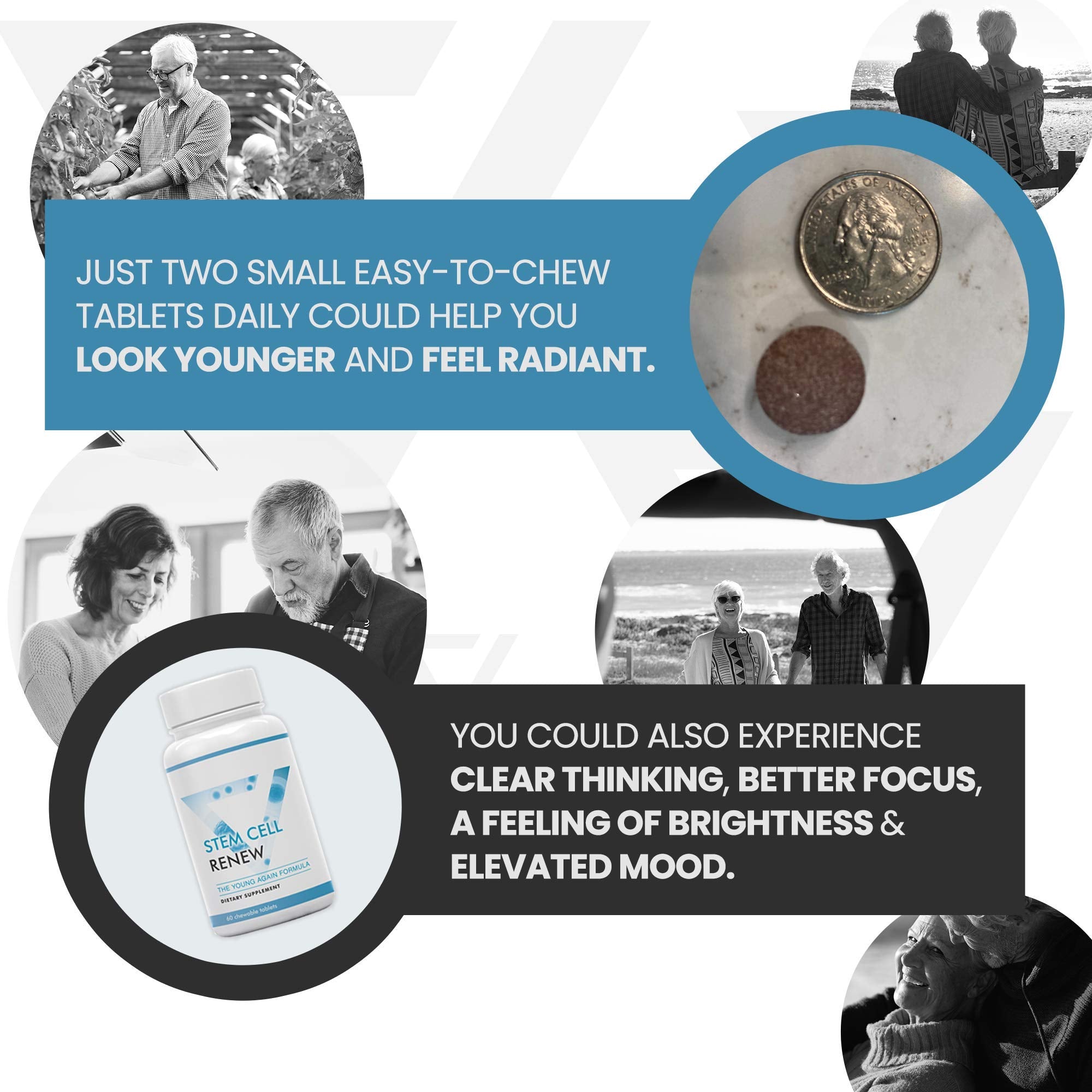 Vitality Now Stem Cell Renew — concentration et clarté mentale quotidiennes.