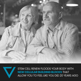 Vitality Now Stem Cell Renew — peau lumineuse et apparence revitalisée.