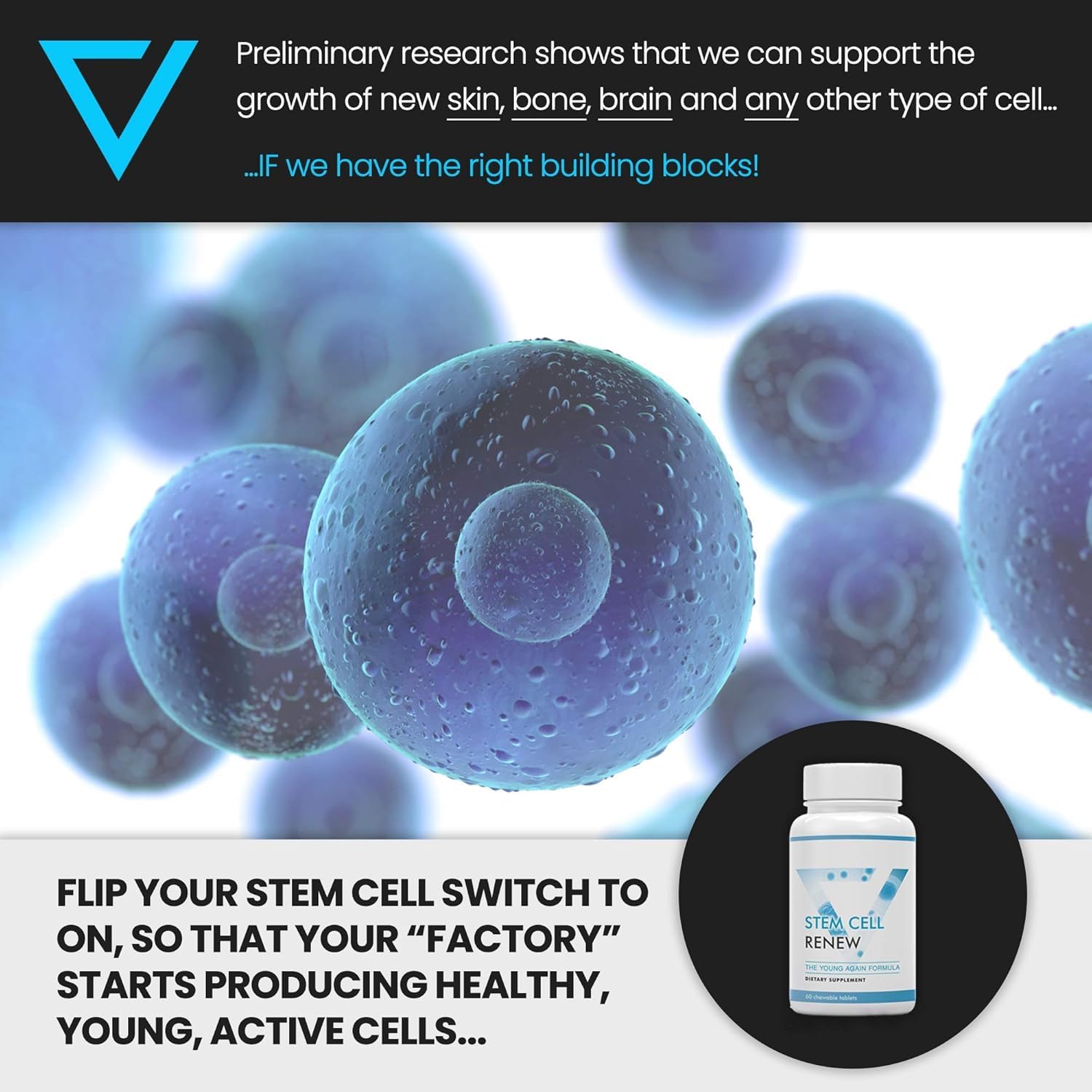 Vitality Now Stem Cell Renew : routine matinale facilitant l’intégration dans votre journée.