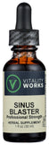 Vitality Works Cold & Sinus Blaster — bouteille, soutien potentiel des voies respiratoires.