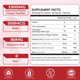 Gommes VitalityPeak Collagène Marin 1000 mg soutien peau cheveux ongles