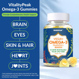 Ingrédients VitalityPeak D3, K2 et CoQ10 visibles pour le soutien énergétique.