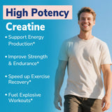 Vitalibre Créatine HCl capsules, dose quotidienne simple pour les sportifs.