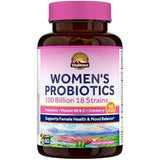 Vitalitown Probiotiques Femmes – bouteille montrant le label et le soutien du microbiote.