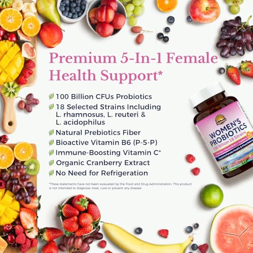 Vitalitown Probiotiques Femmes – étiquette claire et flacon résistant.