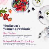 Vitalitown Probiotiques Femmes – libération retardée atteignant l’intestin.