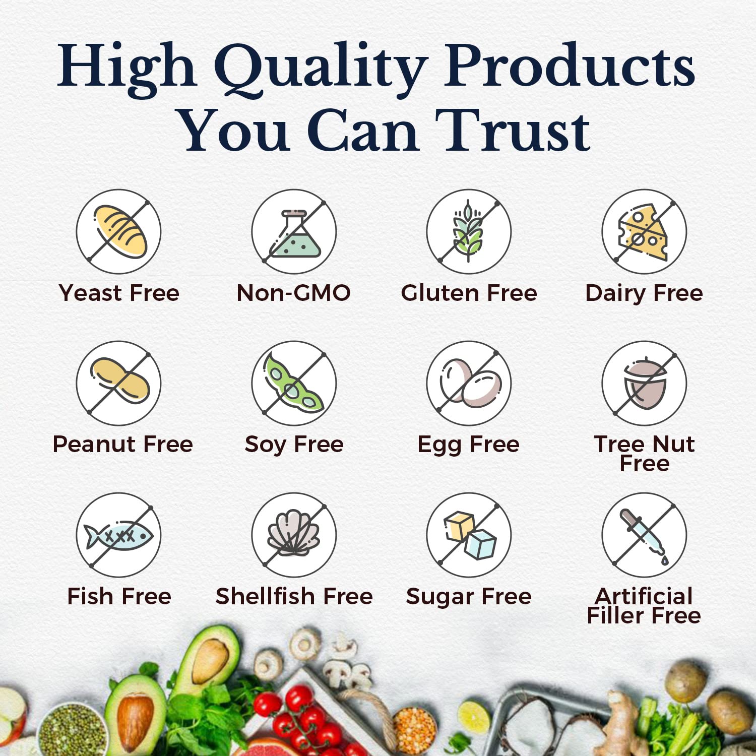Vitalitown Zinc 50 mg: sans gluten et sans lactose, options adaptées.