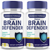 Vitaluxa Brain Defender: bouteille avec étiquette, pratique pour la routine quotidienne de concentration.