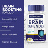 Vitaluxa Brain Defender: étiquette lisible et instructions claires pour l’utilisation.
