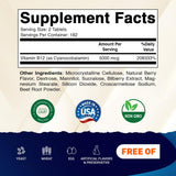 Vitamatic B12 5000 mcg tablettes dissolution rapide, prise pratique au quotidien