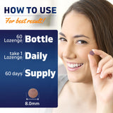 Gros plan sur les pastilles Vitamatic B12 dissolution en bouche