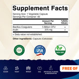 Vitamatic Bacillus Coagulans : etiquette d'emballage claire et lisible.