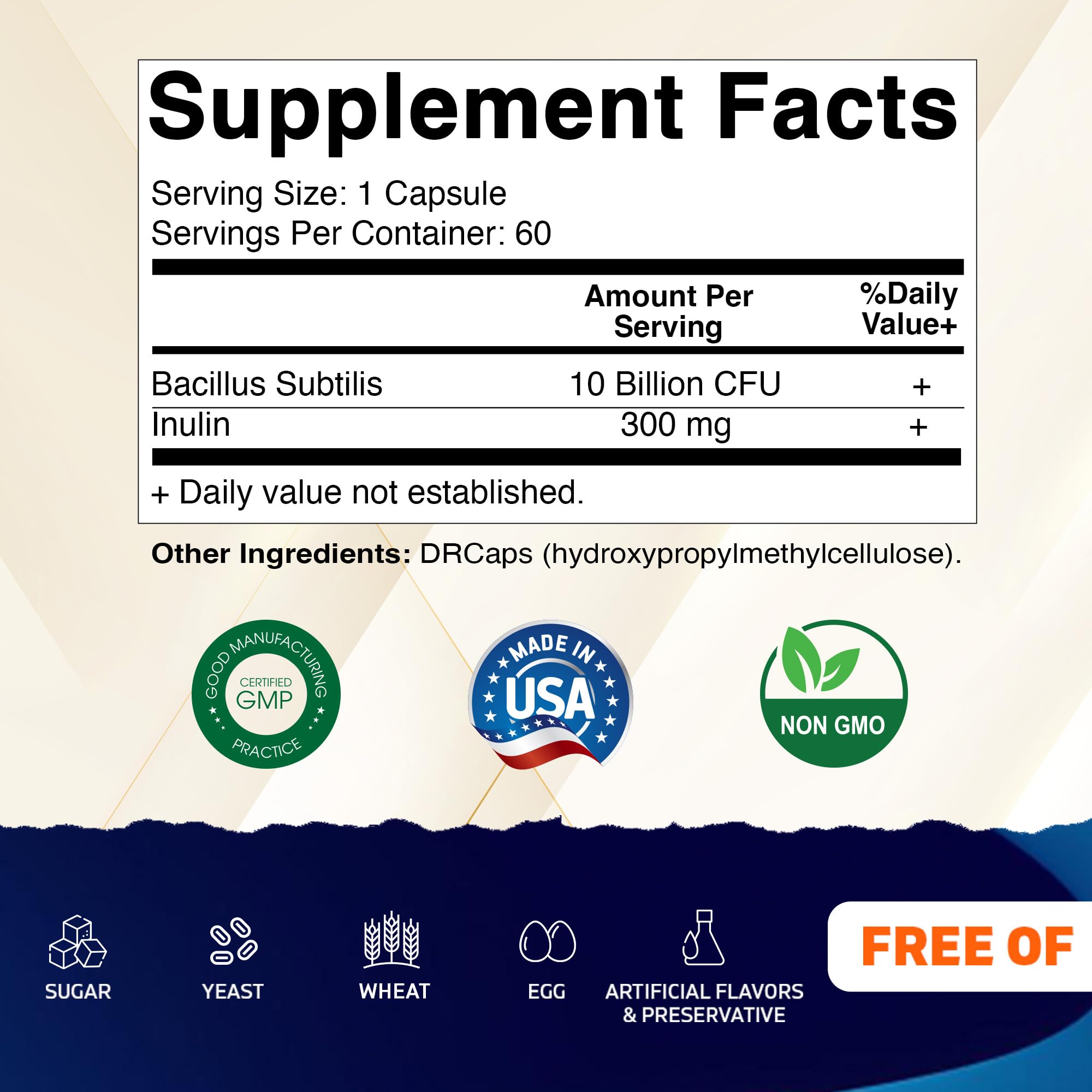 Capsules Vitamatic DRcaps faciles à avaler pour une prise pratique