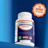 Vitamatic Benfotiamine, pack de trois bouteilles pour un essai prolongé