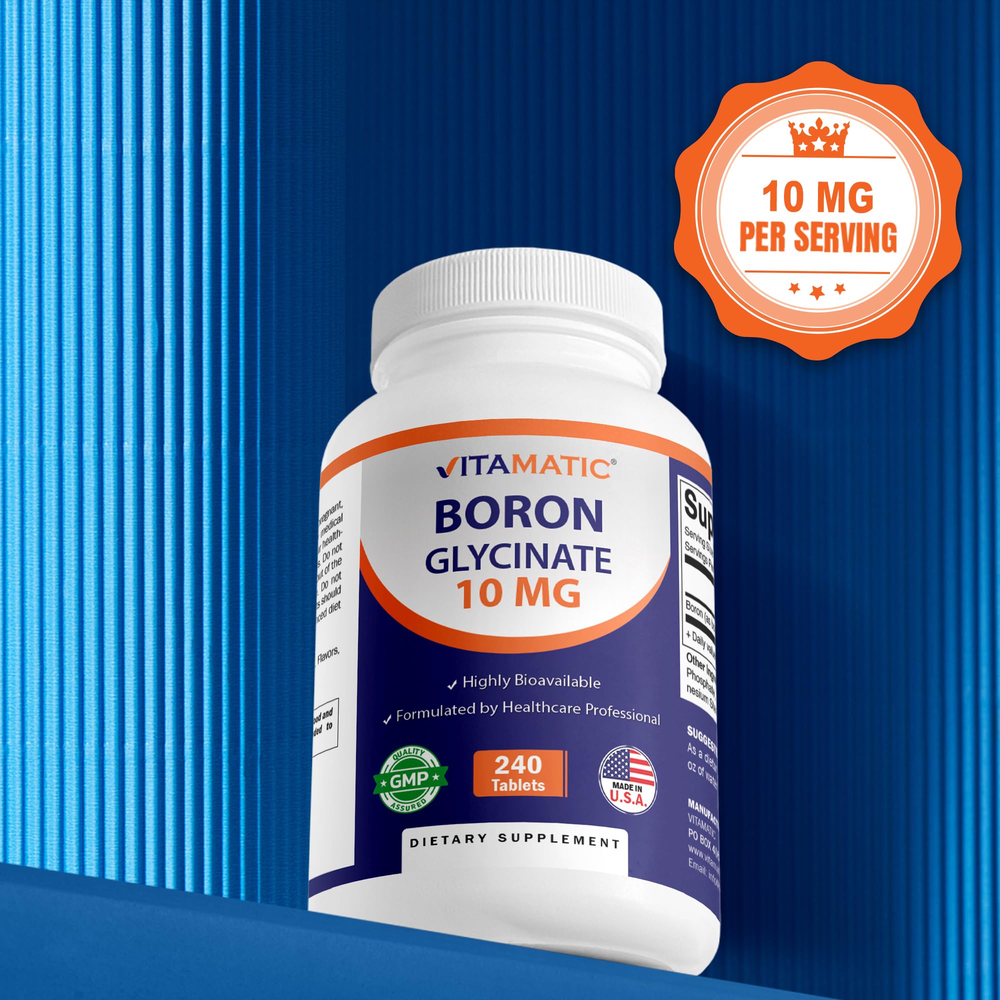 Vitamatic Bore sans gluten et sans OGM, option simple pour votre routine.