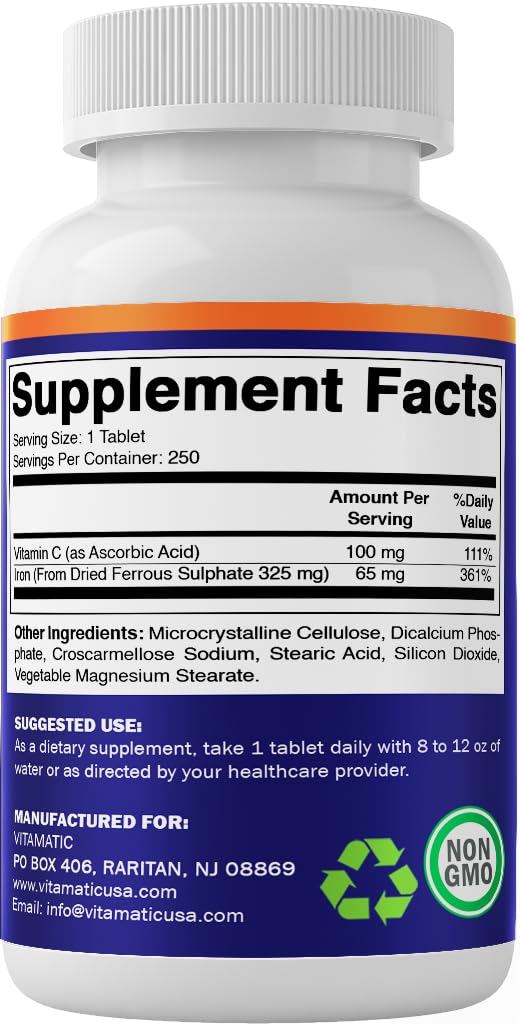 Bouteille Vitamatic avec étiquette soignée – présentation claire.