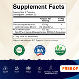 Gros plan sur les capsules probiotiques Vitamatic; ingestion pratique.