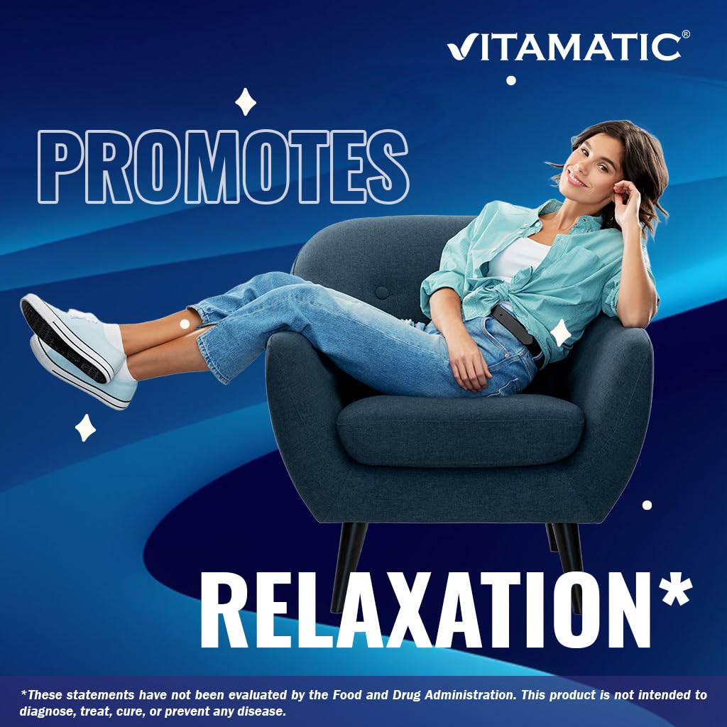 Capsules Vitamatic Theanine, dosage précis pour une routine zen.