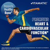 Vitamatic D3 K2 tablettes – Emballage sans OGM et sans gluten.