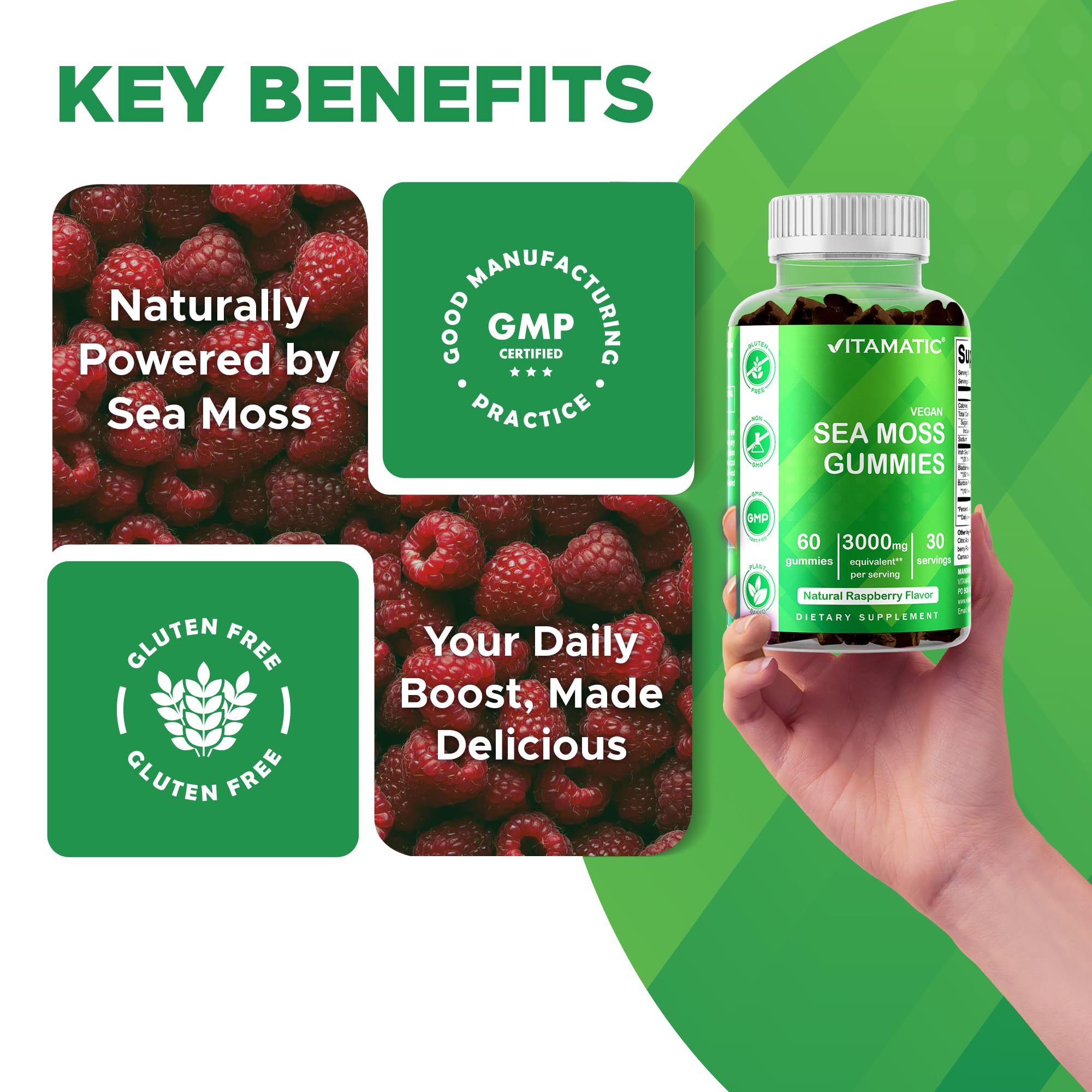Texture gummies Vitamatic facile à intégrer dans votre routine.