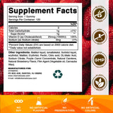 Gommes Vitamatic D3 en bouteille, pratique à emporter au quotidien.