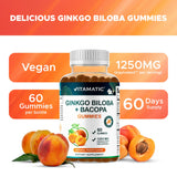Détail de dosage quotidien: une gomme Vitamatic.