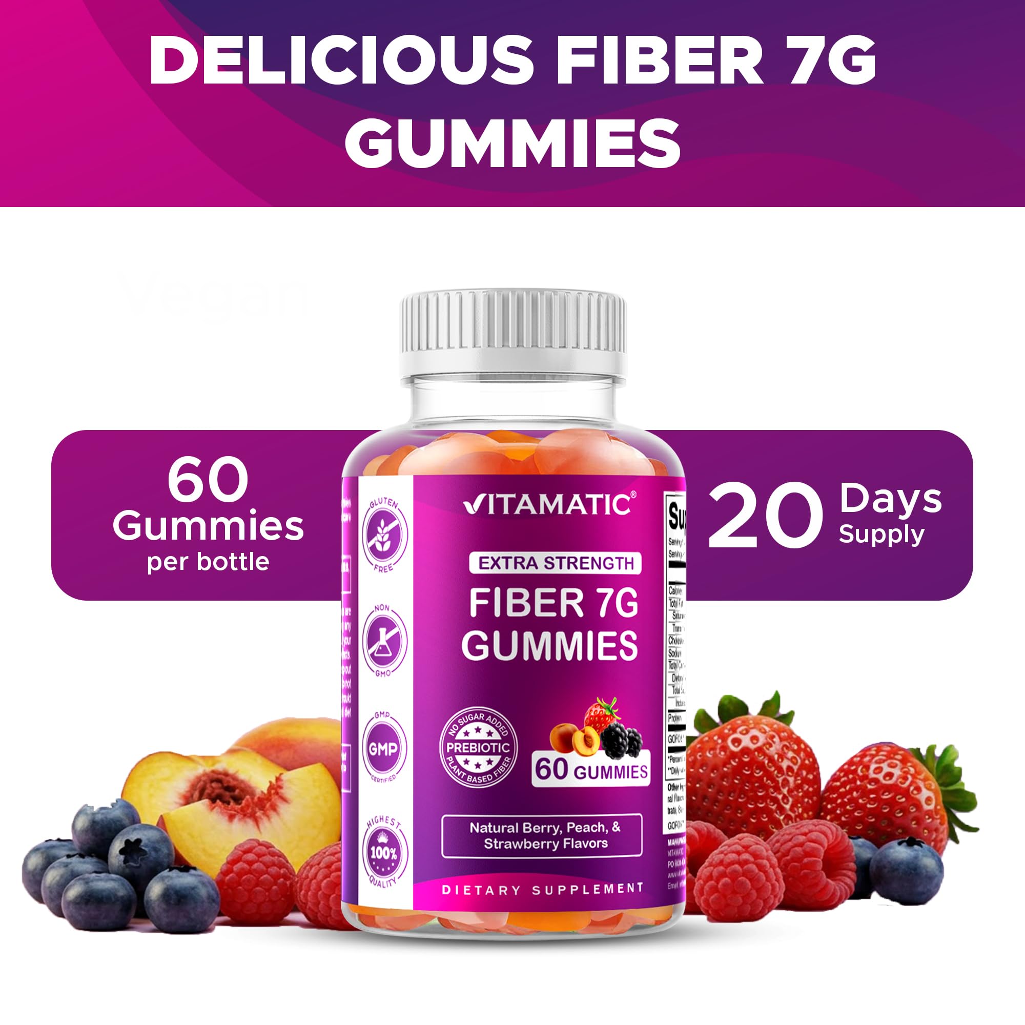 Ingrédients végétaux Vitamatic issus de FOS de betterave.