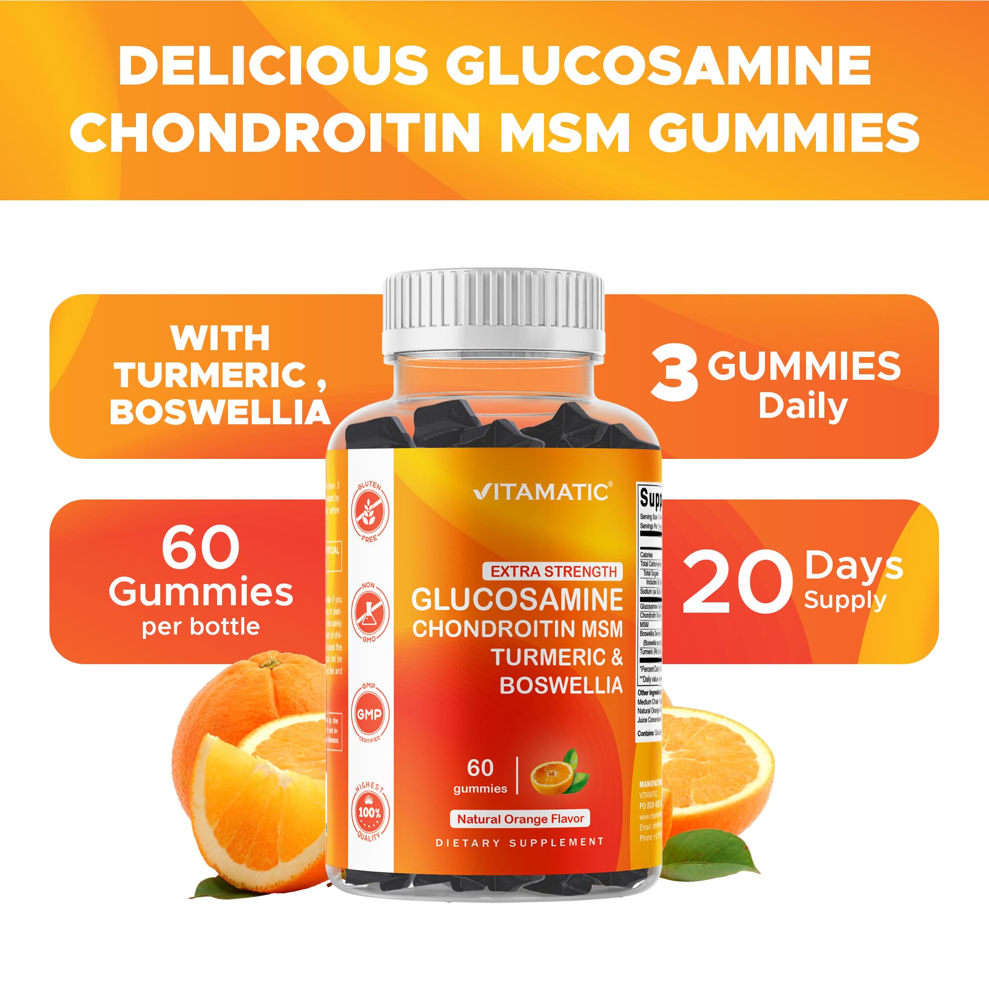Formule Vitamatic sans OGM, adaptée à un mode de vie recherchant la clarté nutritionnelle.
