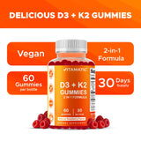 Gommes Vitamatic origine végétale, formule à base de plantes