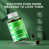 Gommes Vitamatic sans additifs, formule naturelle sans colorants ni conservateurs.