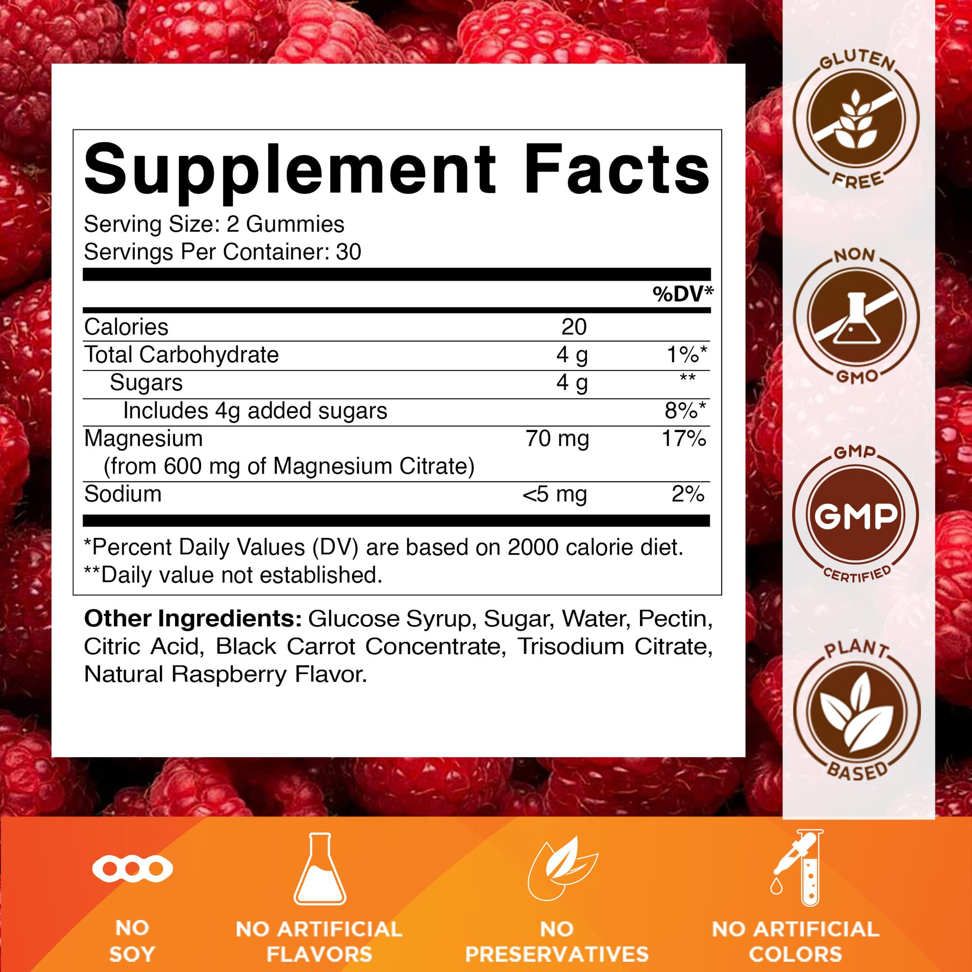 Gummies Vitamatic Magnésium Citrate bouteille ouverte pour consommation rapide