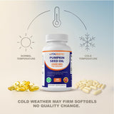 Vitamatic huile-graines-citrouille-bocal – flacon réutilisable pour le stockage frais.