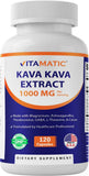 Vitamatic Kava Kava 1000mg – bouteille claire pour détente en soirée