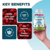 Gommes Vitamatic Kids Magnesium Calm sans allergènes majeurs.