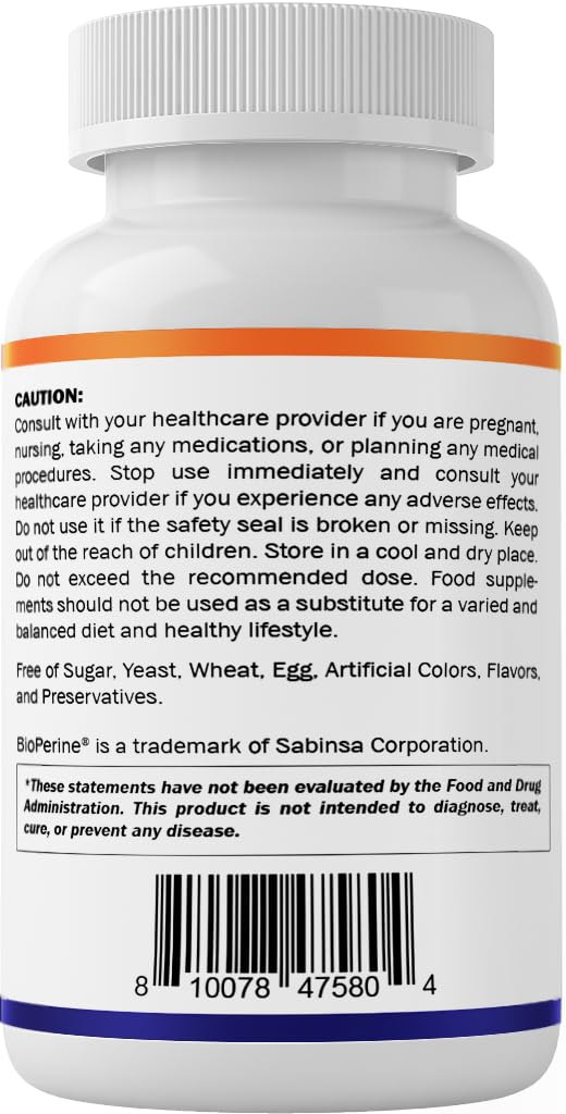 BioPerine et Vitamatic KSM-66 Ashwagandha, absorption des nutriments.