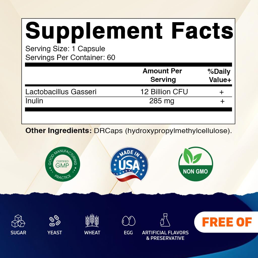 Vitamatic Lactobacillus Gasseri – gelules DRcaps protégeant contre l acide gastrique