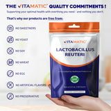 Vitamatic Lactobacillus Reuteri Probiotique Poudre – sans soja.