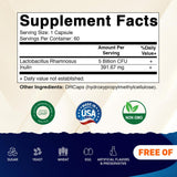 Vitamatic Lactobacillus Rhamnosus en capsules, format facile à prendre.