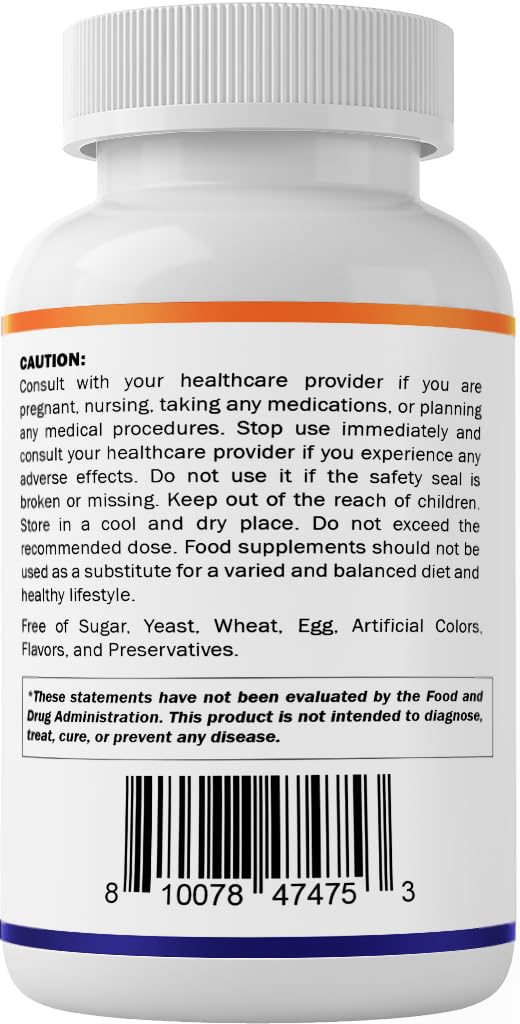 Vitamatic Lithium Orotate 5 mg, fabriqué aux États‑Unis dans une usine conforme GMP.