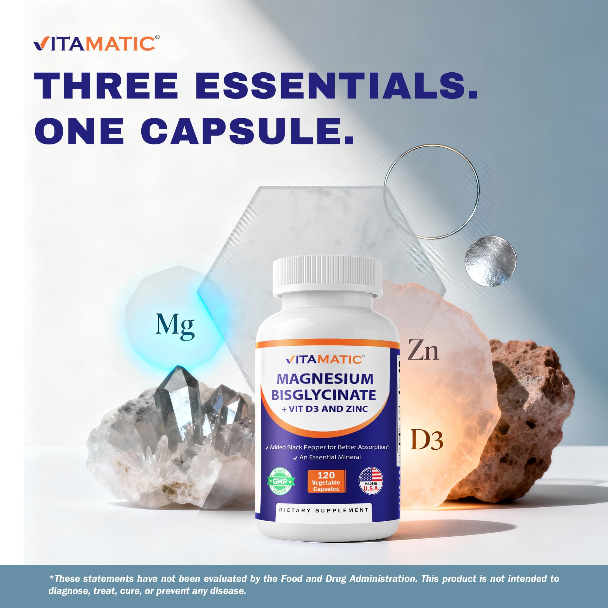 Dose quotidienne Vitamatic Magnésium – guide visuel pour une utilisation régulière.