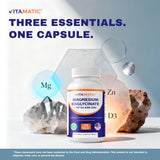 Dose quotidienne Vitamatic Magnésium – guide visuel pour une utilisation régulière.
