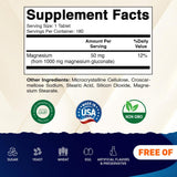 Vitamatic magnésium gluconate 1000 mg – tablettes végétariennes, usage quotidien pratique