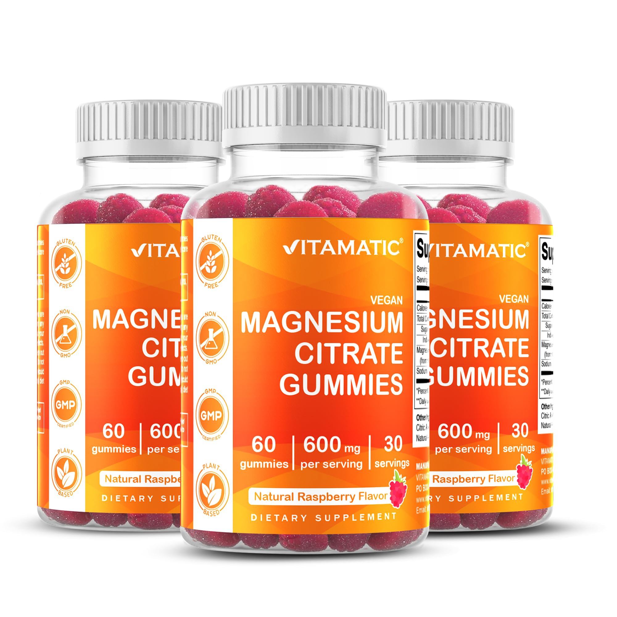 Vitamatic Gommes Magnésium boîte montrant le pack pour démarrer votre routine.