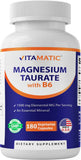 Vitamatic Magnésium Taurate 1500 mg en capsules, format pratique.