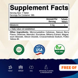 Tablette Vitamatic Mélatonine 3 mg pour des prises du soir faciles.