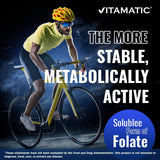 Vitamatic méthylfolate – sceau GMP sur emballage, standard de fabrication.