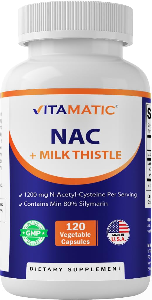 Vitamatic NAC capsules végétariennes, prise pratique et soutien immunitaire potentiel.
