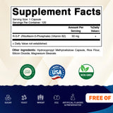 Vitamatic R-5-P: capsules végétariennes, ingestion facile pour routine santé.