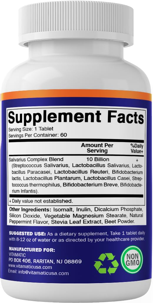 Vitamatic Salivarius Complex haleine fraîche après utilisation.